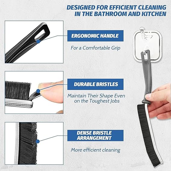 Pack Of 2 Multi Function Gap Cleaning Brush