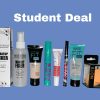 Student Makeup Deal – Makeup Fixer, Foundation (random Shade), Mascar (random Color) Liquid Blush, Eyeliner, Primer, Blender (random Color)