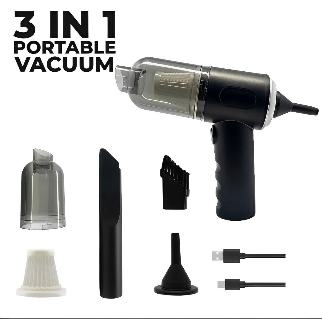 Mini Portable 2 In 1 Powerful Cordless Vacuum