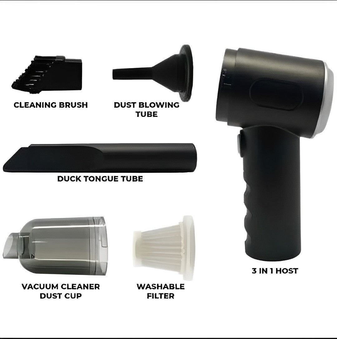 Mini Portable 2 In 1 Powerful Cordless Vacuum